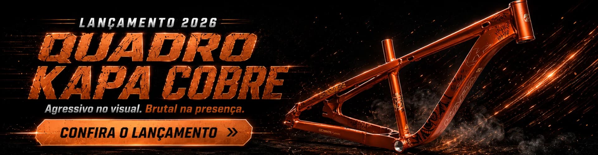 Lançamento 2026 — Quadro Kapa Insano Cobre (pré-venda)