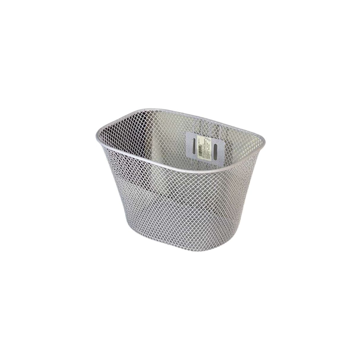 Cesta de Bicicleta Oval Aro 16 Importado Aço Branco