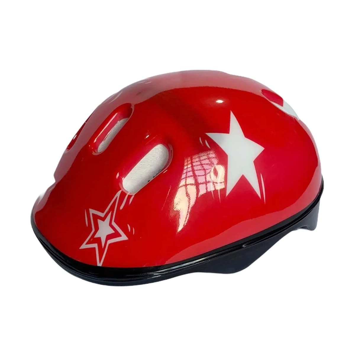 Capacete Bike Infantil GTS Estrela Vermelho - P