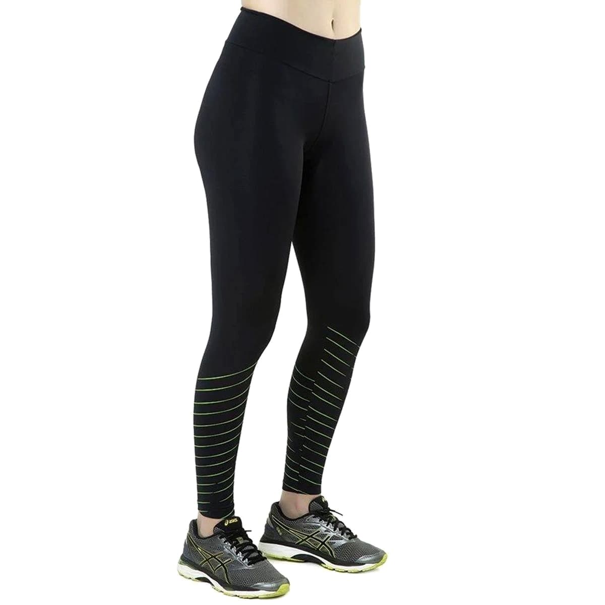 Calça Ciclismo Feminina Elite Preto Verde