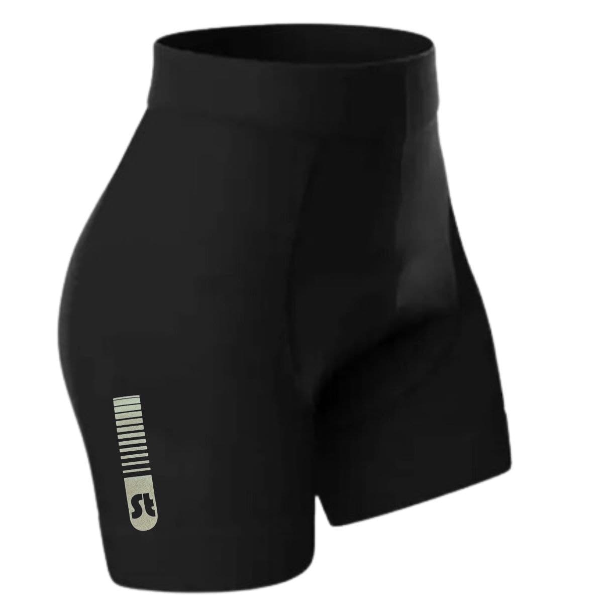 Bermuda Ciclismo Masculina Stroll Podium Preto Sem Bolso