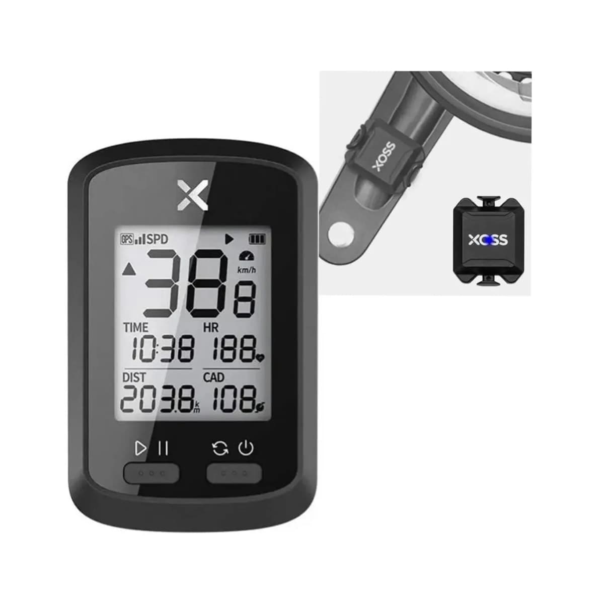 Ciclocomputador GPS Bike Kave Xoss G+ com Sensor Cadencia