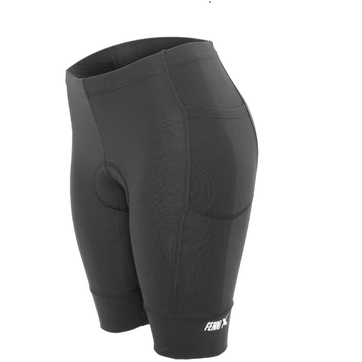 Bermuda Ciclismo Feminina Fennix Attack Mercurio Gel Preto Com Bolso