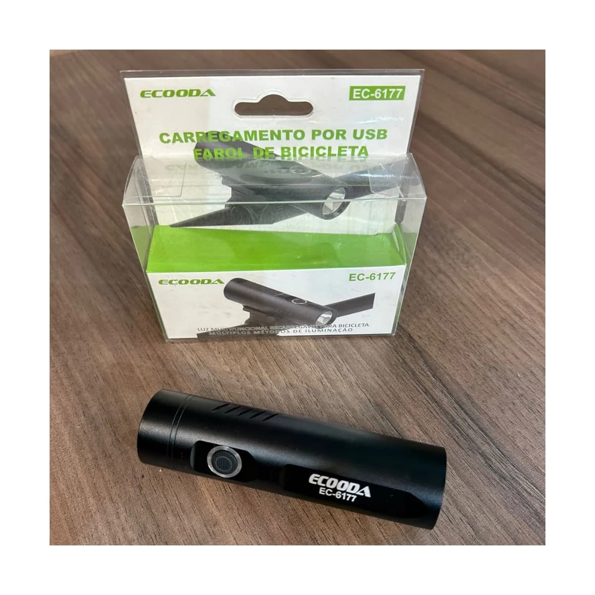 Farol Bike Ecooda Com Power Bank 3 Funções