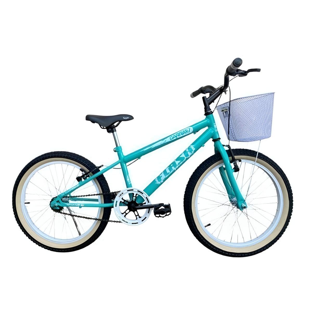 Bicicleta Aro 20 Garra7 Flash Verde Anis e Branco