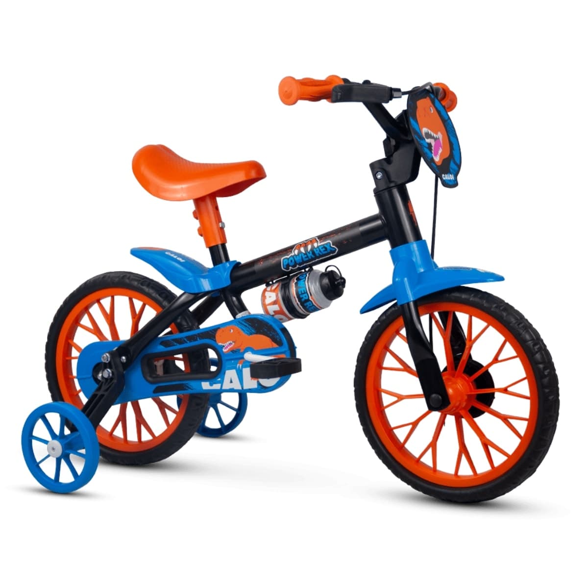 Bicicleta Aro 12 Nathor Power Rex Laranja Azul