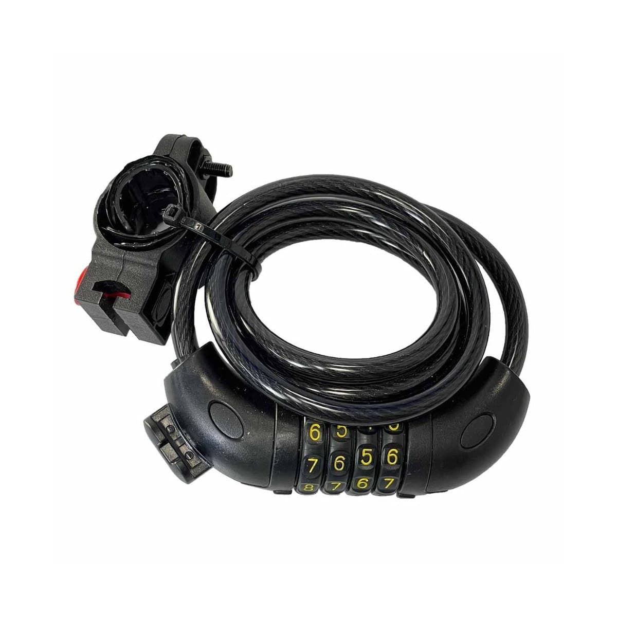 Cadeado de Bicicleta Espiral Inviktus Segredo 8mm X 1M