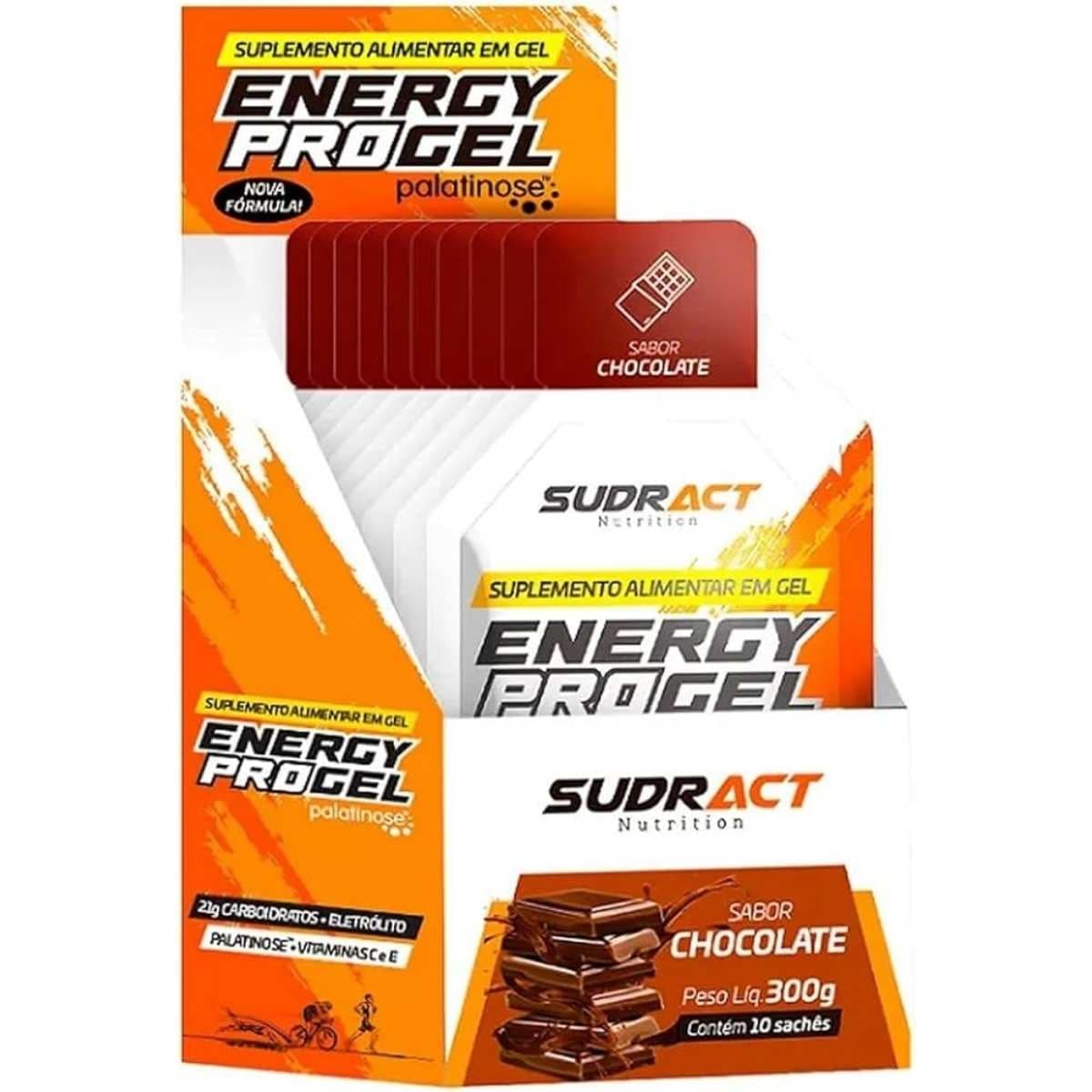 Suplemento Sudract Energy Pro Chocolate ( 10 Unidades )