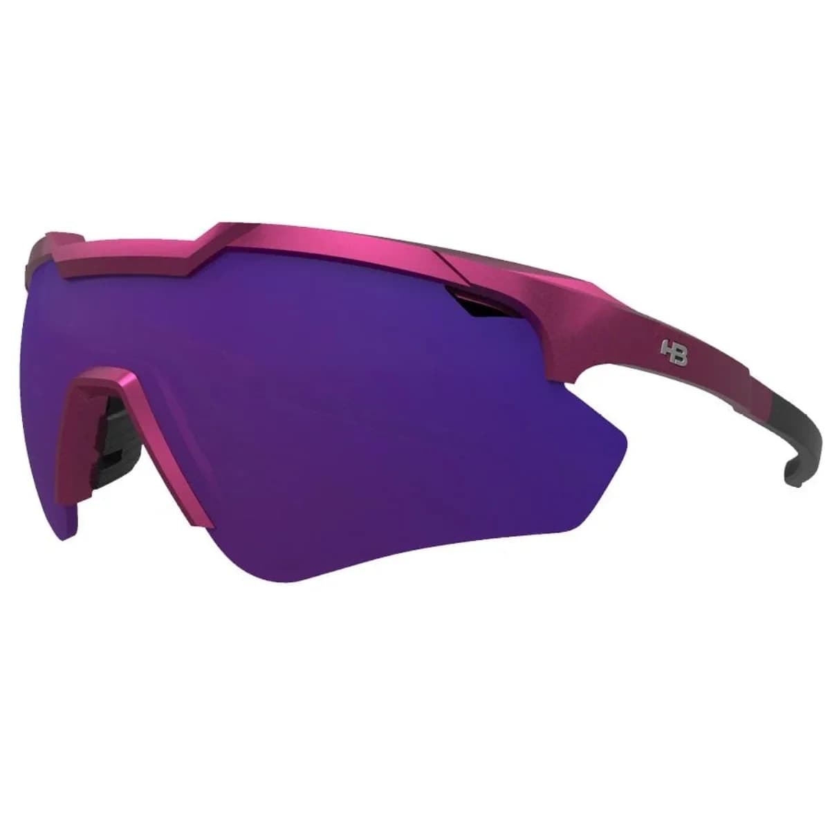 Oculos Ciclismo HB Shield Comp 2.0 M Metallic Pink Blue Chrome