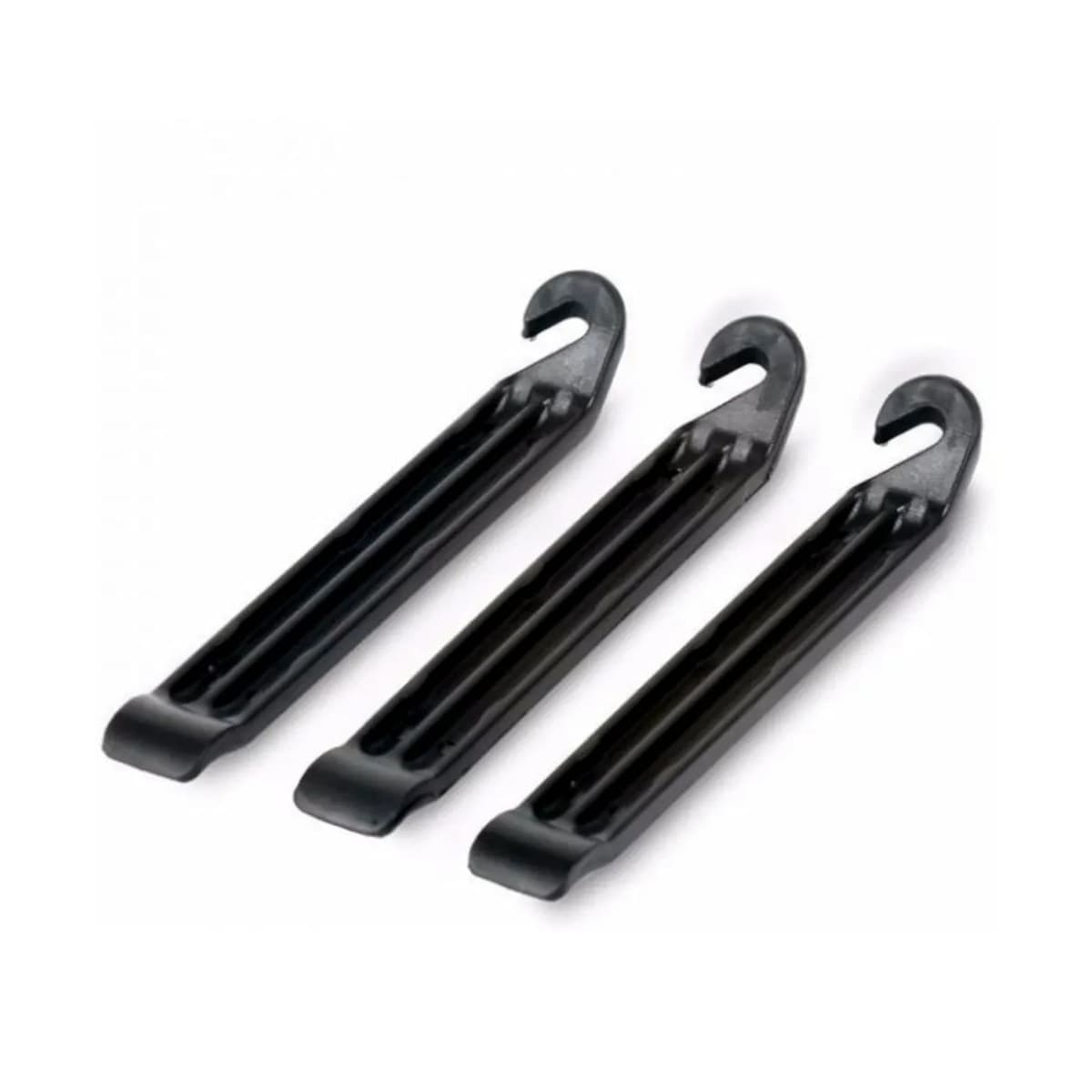 Kit 3 Espátulas Zefal Para Tirar Pneus Bike Speed MTB Preto